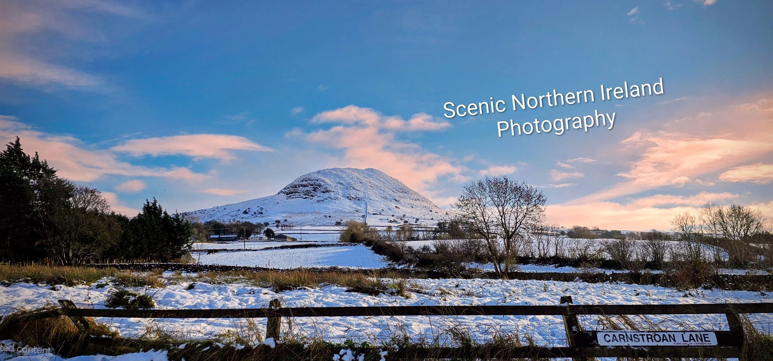 Snow Covered Slemish