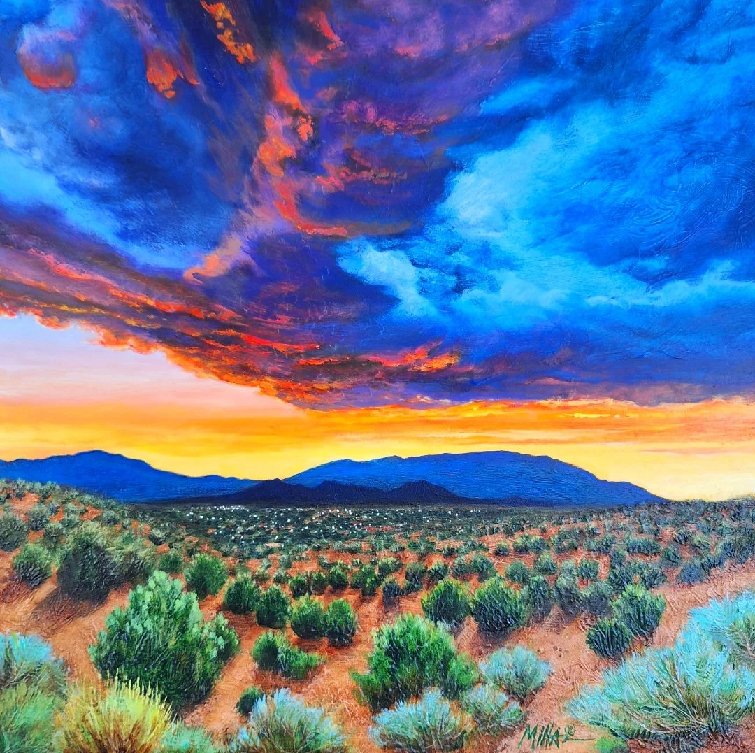 Dark Clouds at Sunset