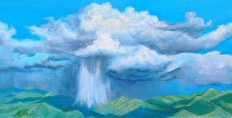 Downpour Over the Sangres  6" x 12"