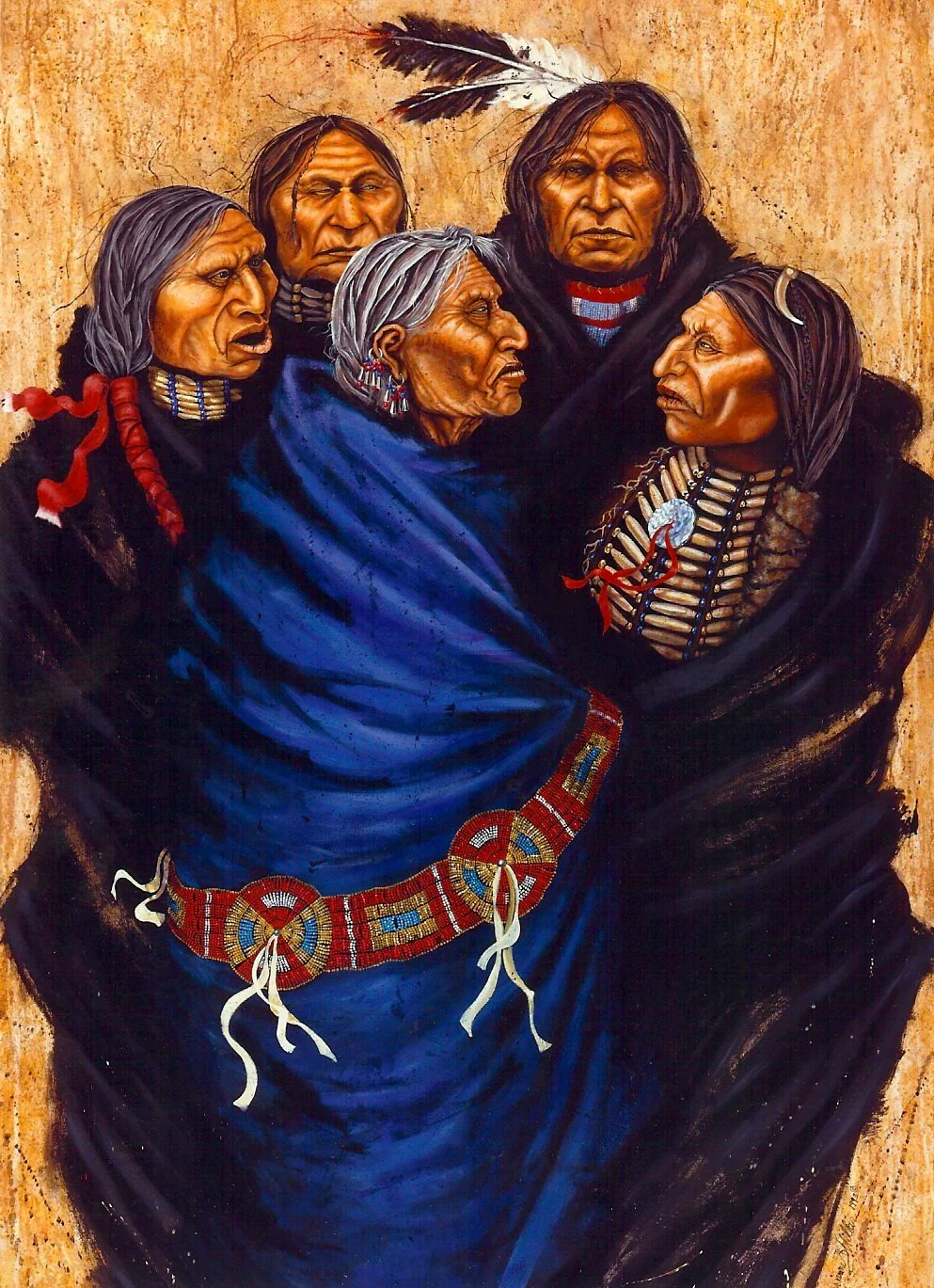 Council of Elders     72" x 48"