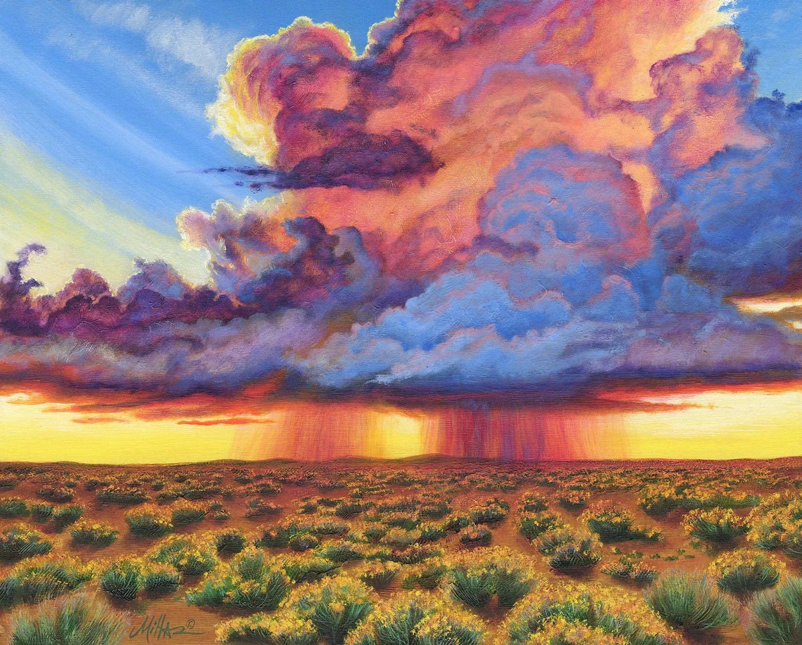 Storm at Sunset