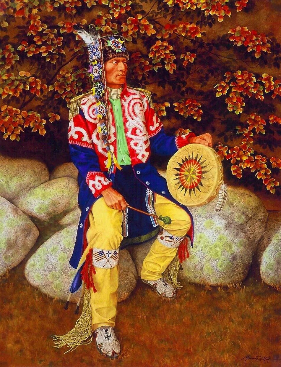Keeper of the Drum  60" x 48"