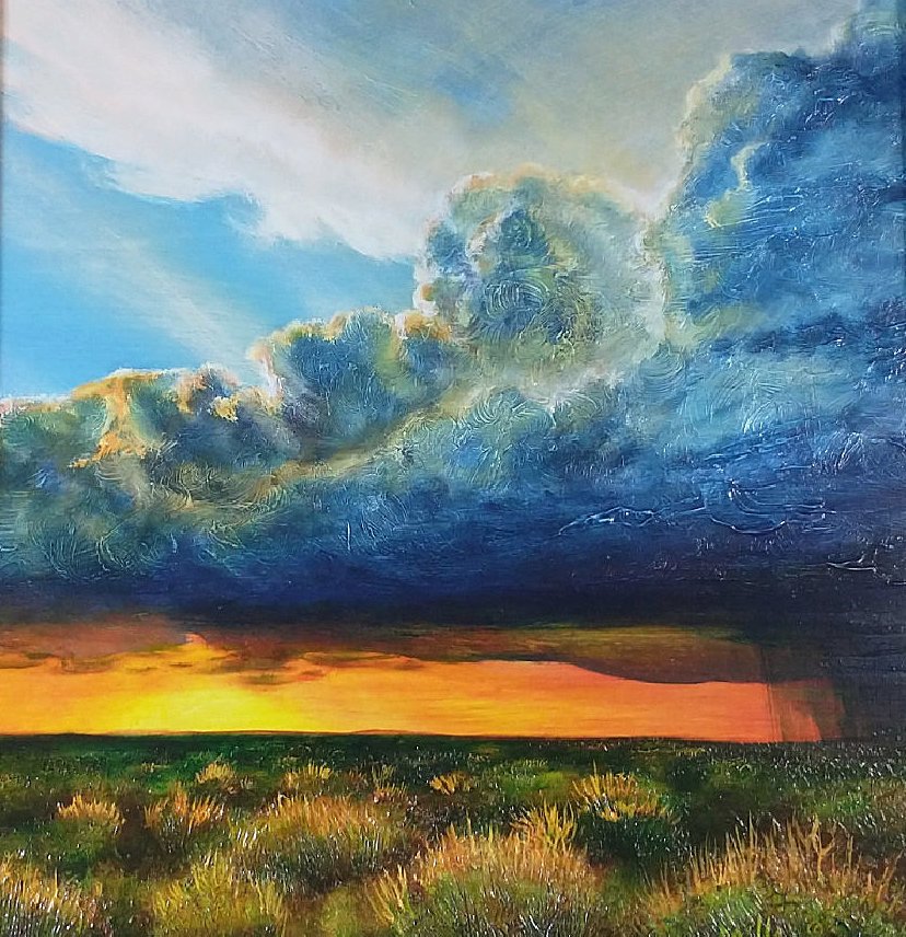 Autumn Storm  10" x 10"