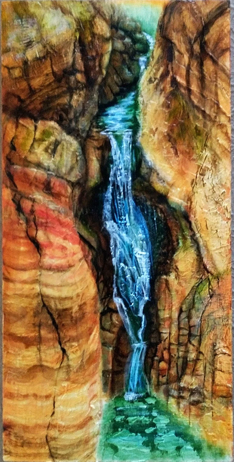 Frijoles Falls  6" x 12"