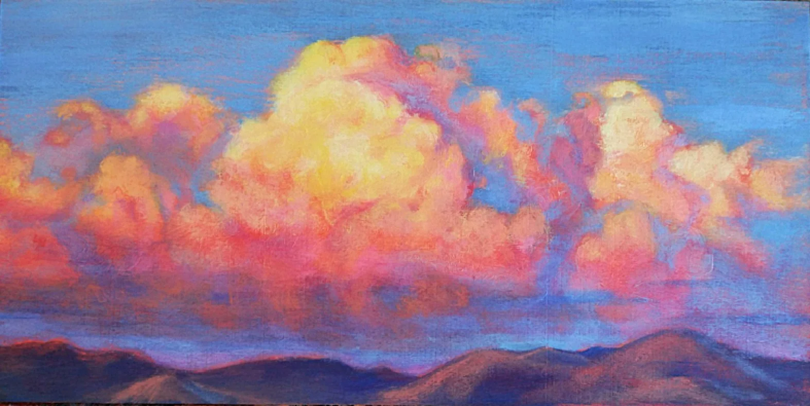Twilight Over the Sangres  6" x 12"