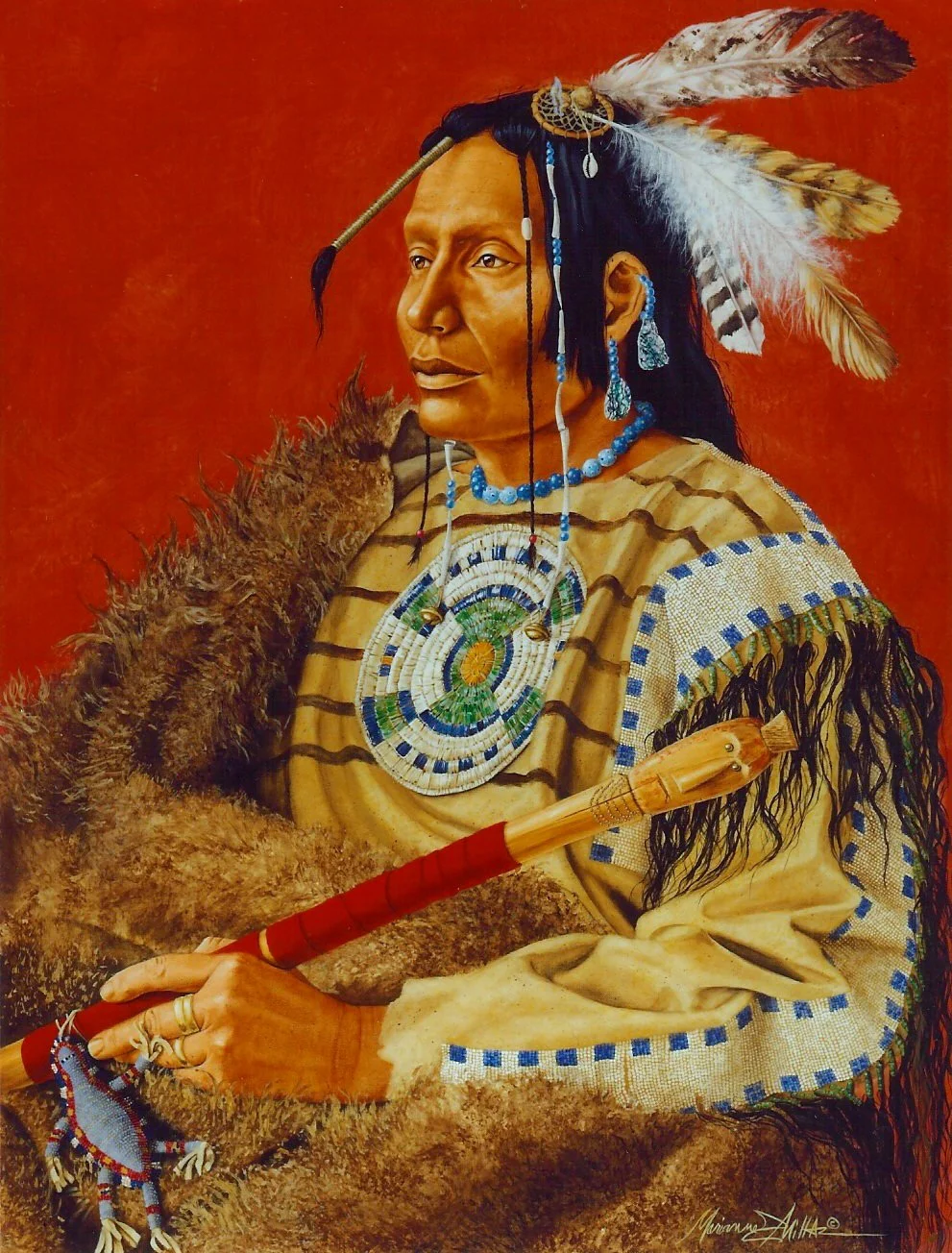 The Assiniboin     40" x 30"