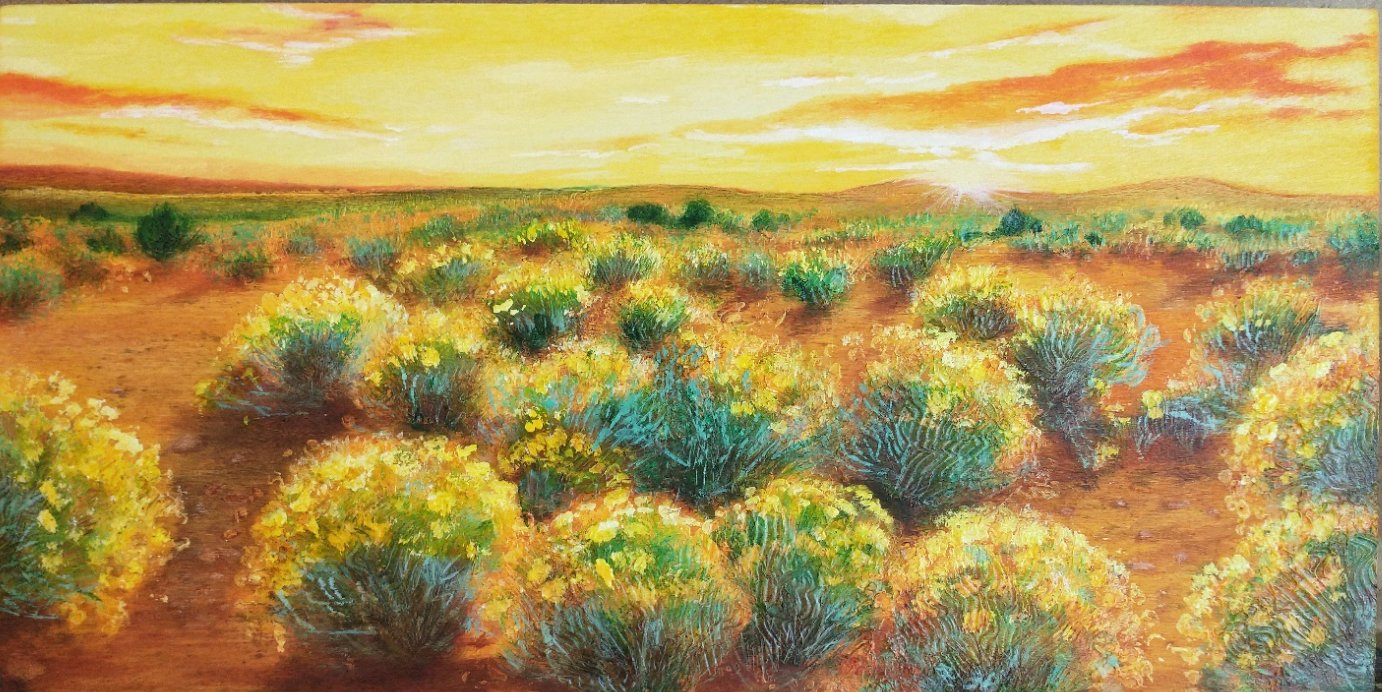 Chamisa Sunset  6" x 12"