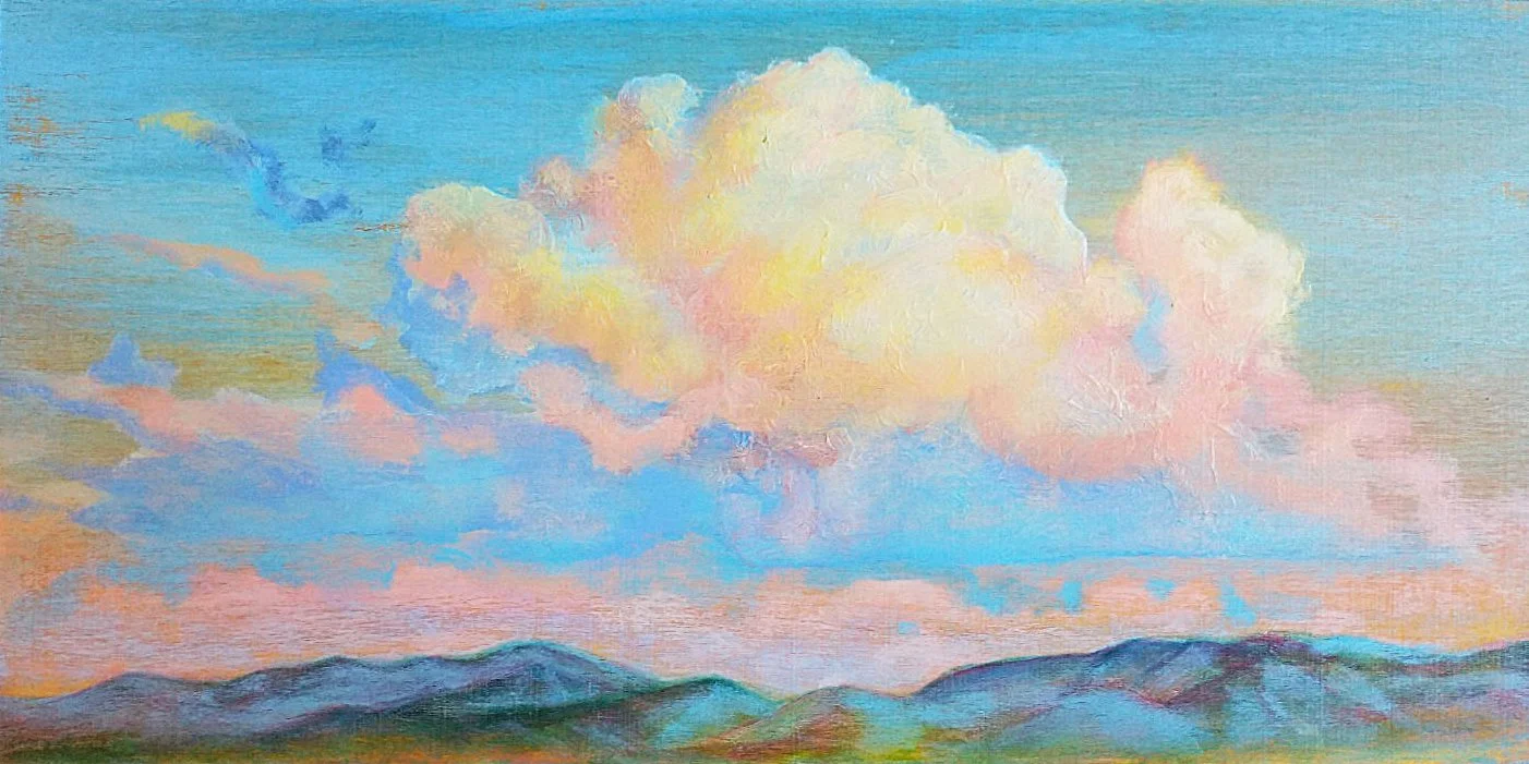 Sunny Day Over the Sangres  6" x 12"