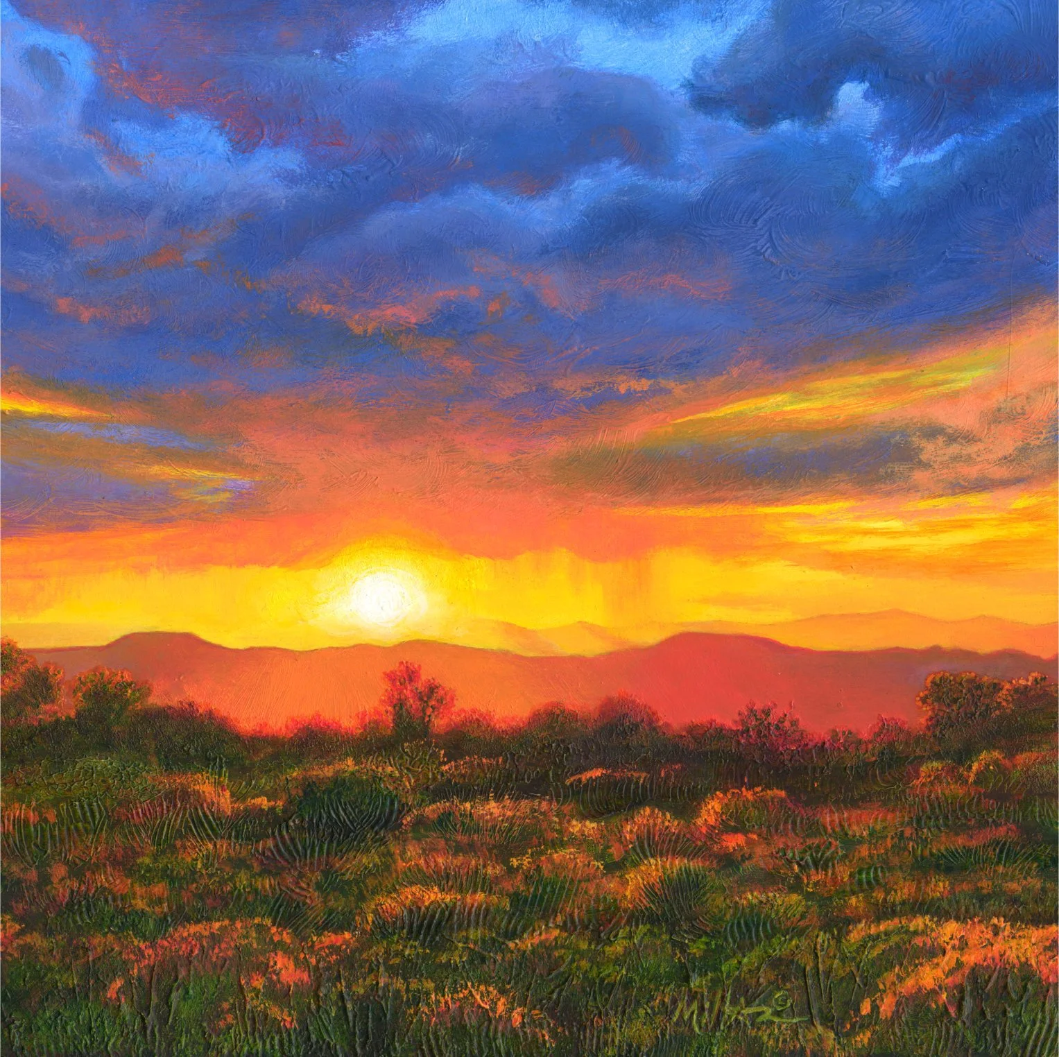 Sunset Over the Jemez Mountains #2