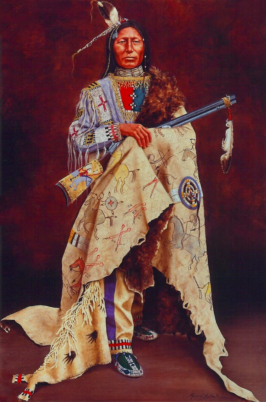 In All His Glory     60" x 40"