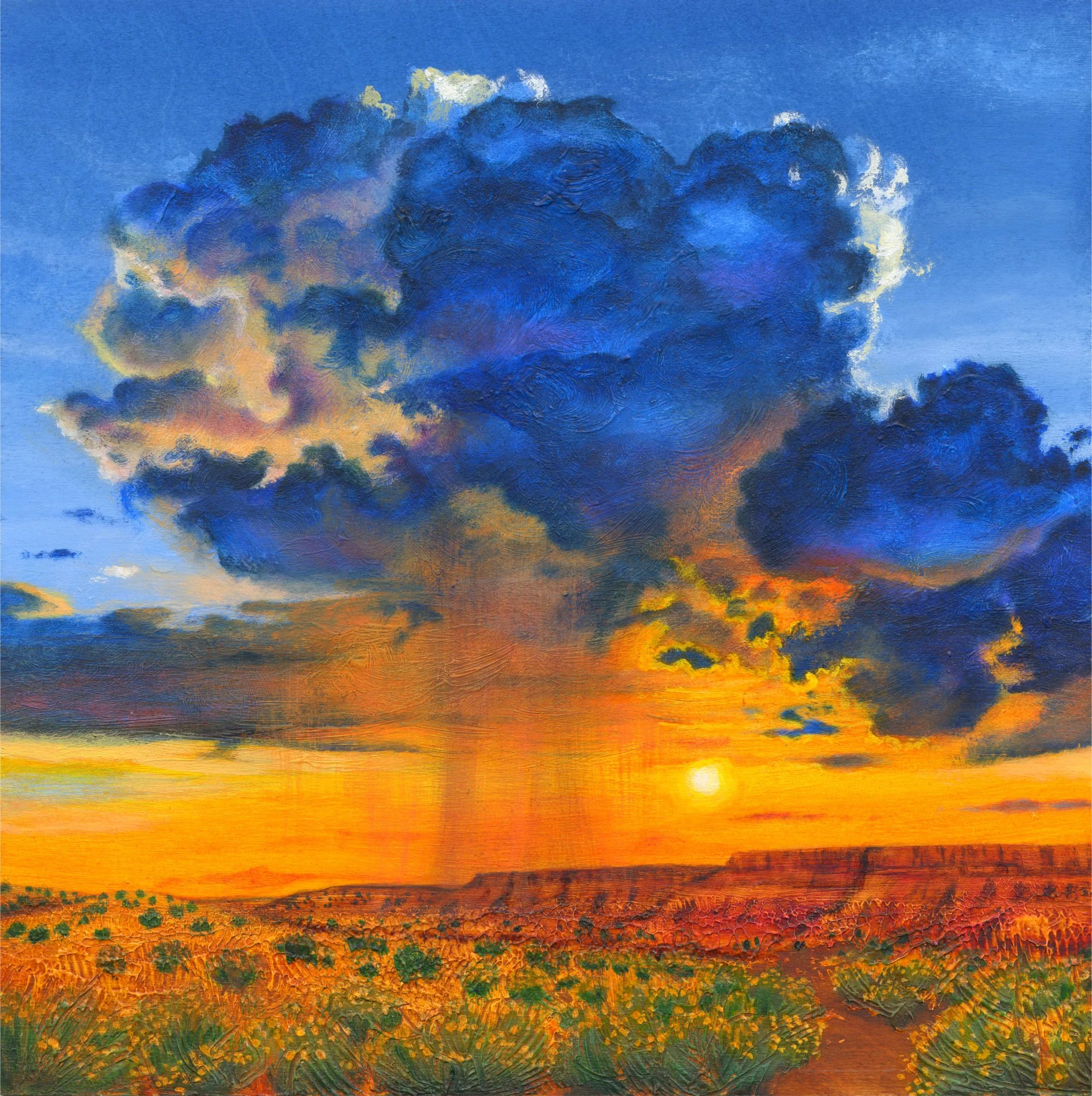 Rain Over the Mesa