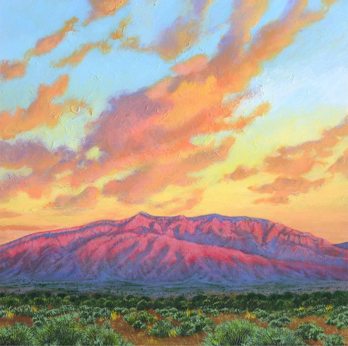 Twilight Over the Sandias