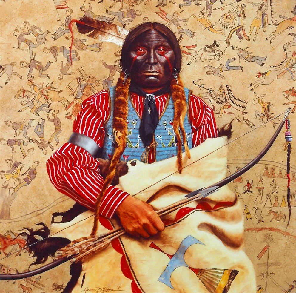 Man-Who-Goes-in-the-Middle     36" x 36"