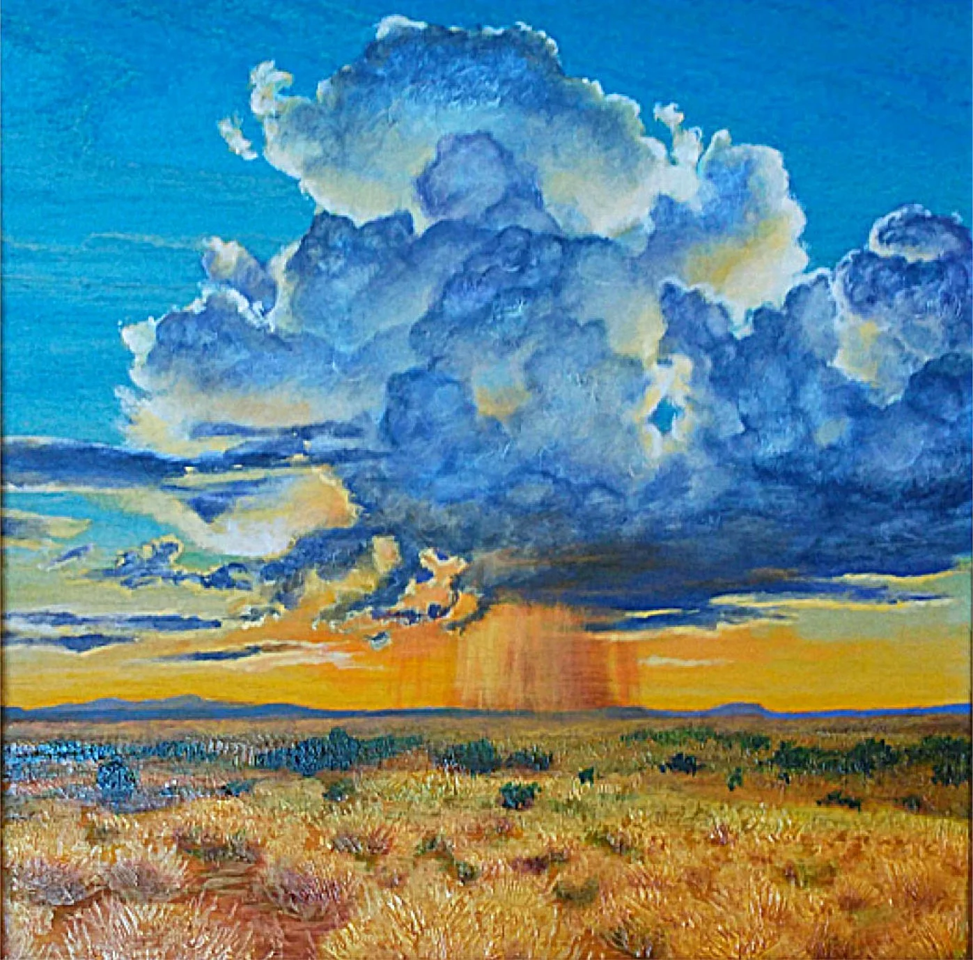 High Desert Storm  10" x 10"