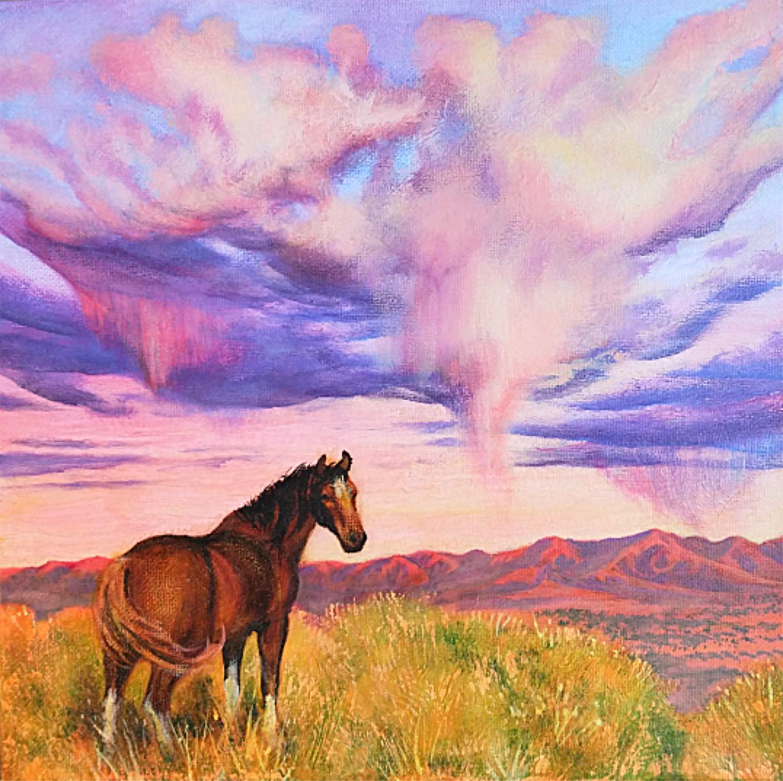 Virga Rain  10" x 10"