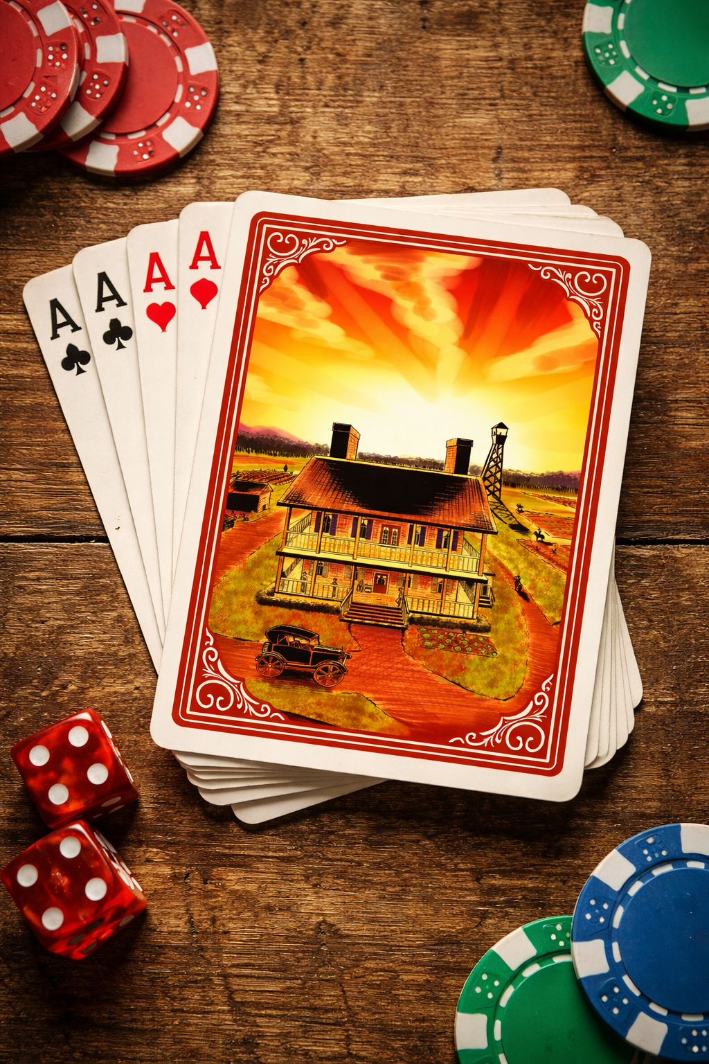 TMG Plantation Farm Poker Cards