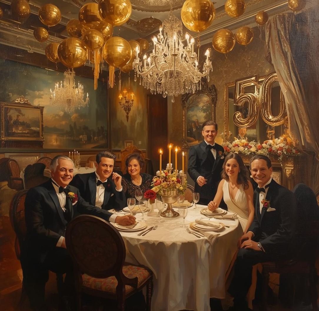 Luxury 50th birthday party decor in Koregaon Park Pune with bespoke floral installations.