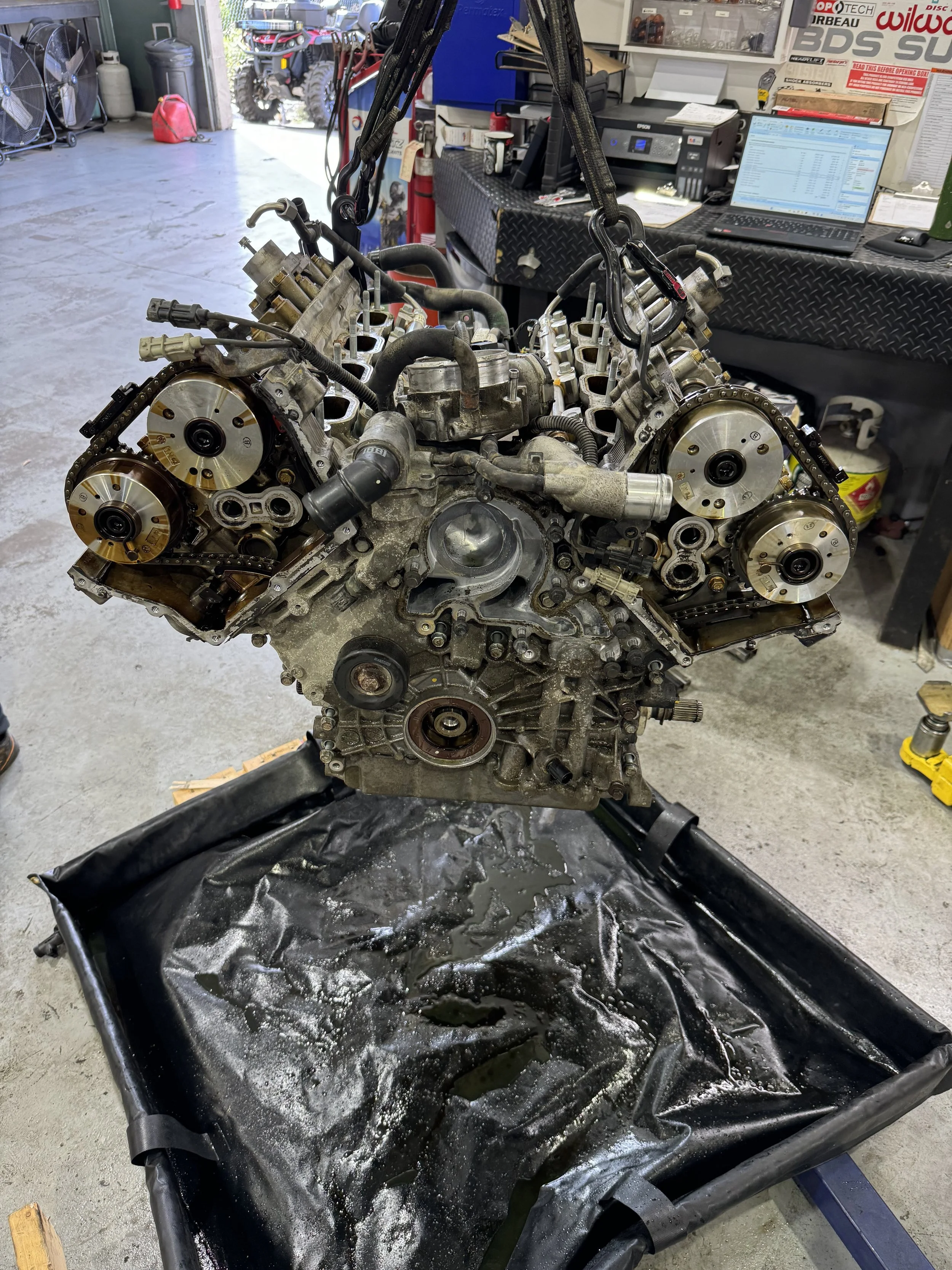 Engine overhaul service at Black Bear Auto Service in Burnaby, BC