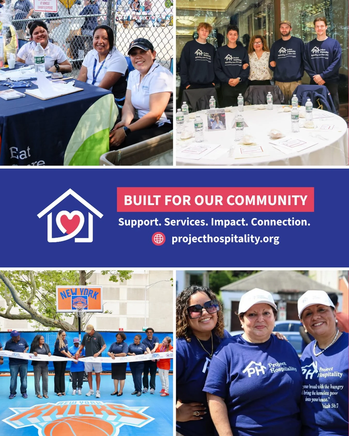Looking for services? Curious about our impact? Ready to get involved?

Our new website brings it all together in one place, making it easier to find support, learn about Project Hospitality, volunteer, give, and stay connected. 🤝
&nbsp;
Whether you