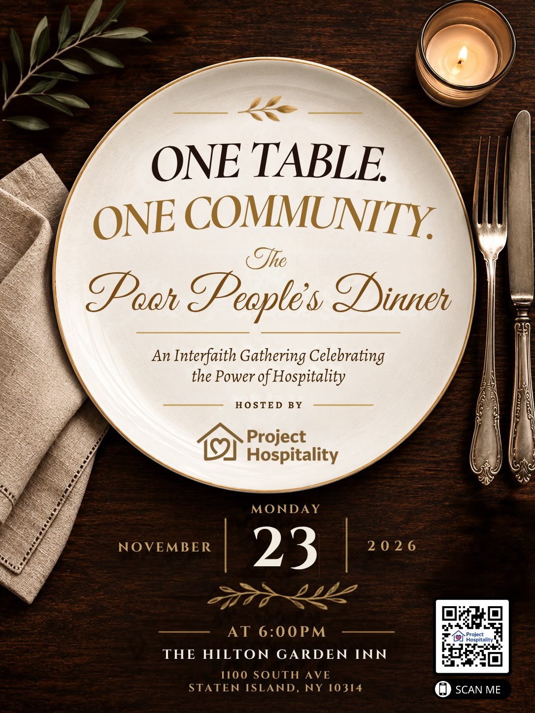 One Table. One Community. A place for you. 💛

For 29 years, our Poor People&rsquo;s Dinner has brought Staten Island together across faiths, traditions and communities to raise awareness of hunger and food insecurity.

Join us for an interfaith gath