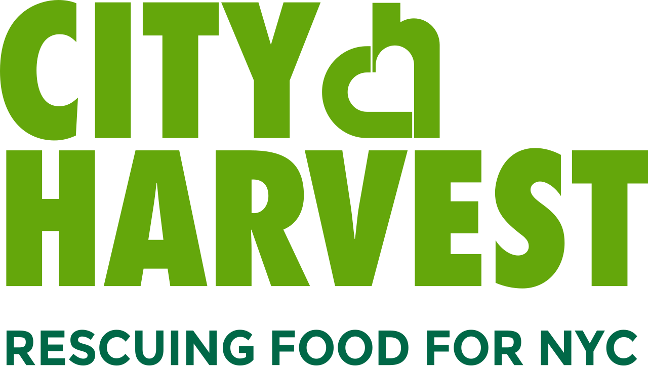 Logo for City Harvest with the text 'Rescuing Food for NYC'