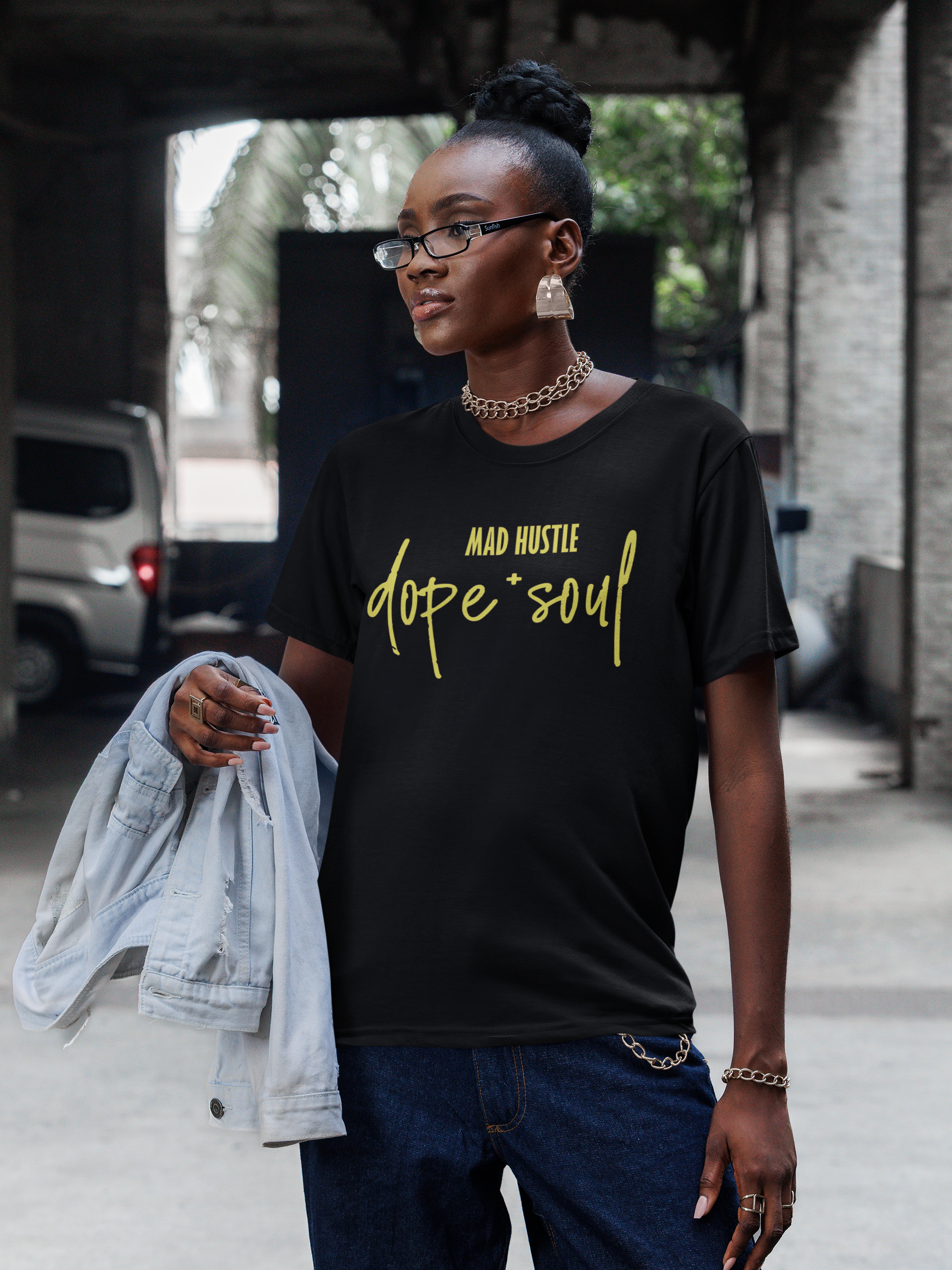 round-neck-t-shirt-mockup-featuring-a-woman-with-glasses-standing-on-the-sidewalk-m55894.png