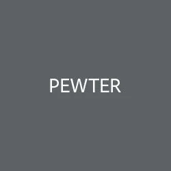 Grey background with the word PEWTER in white uppercase letters