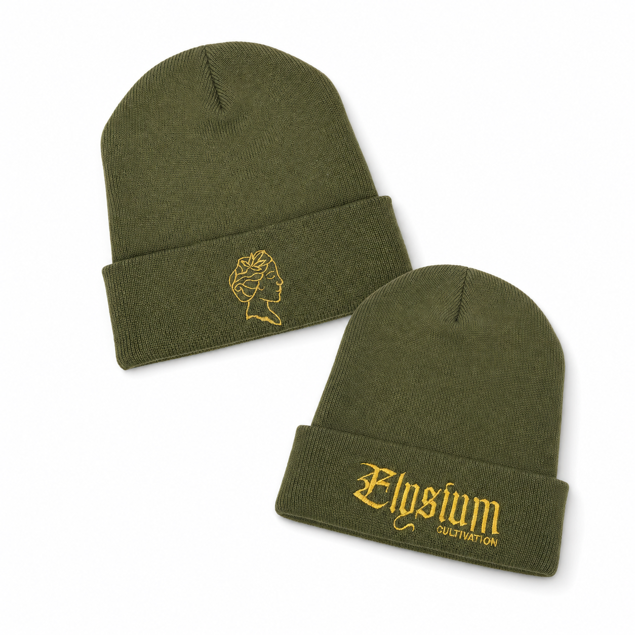 Elysium Logo/Bust Beanie