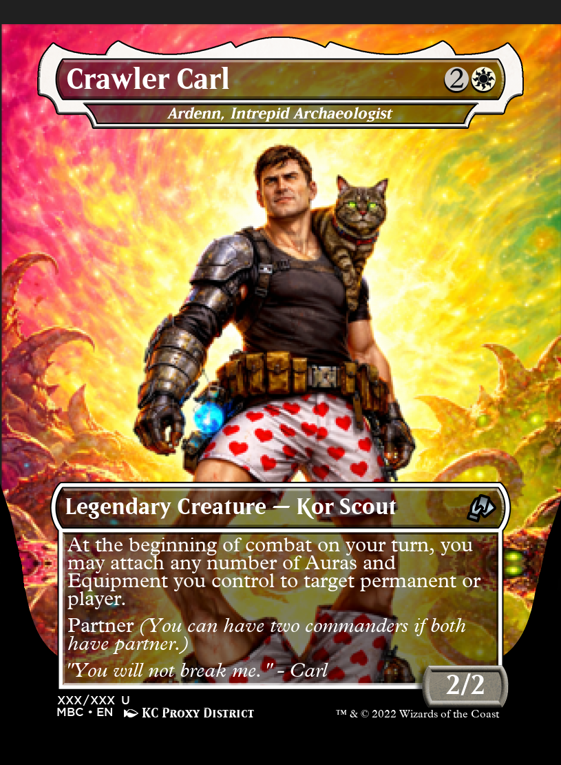 Dungeon Crawler Carl Proxy Commander Deck