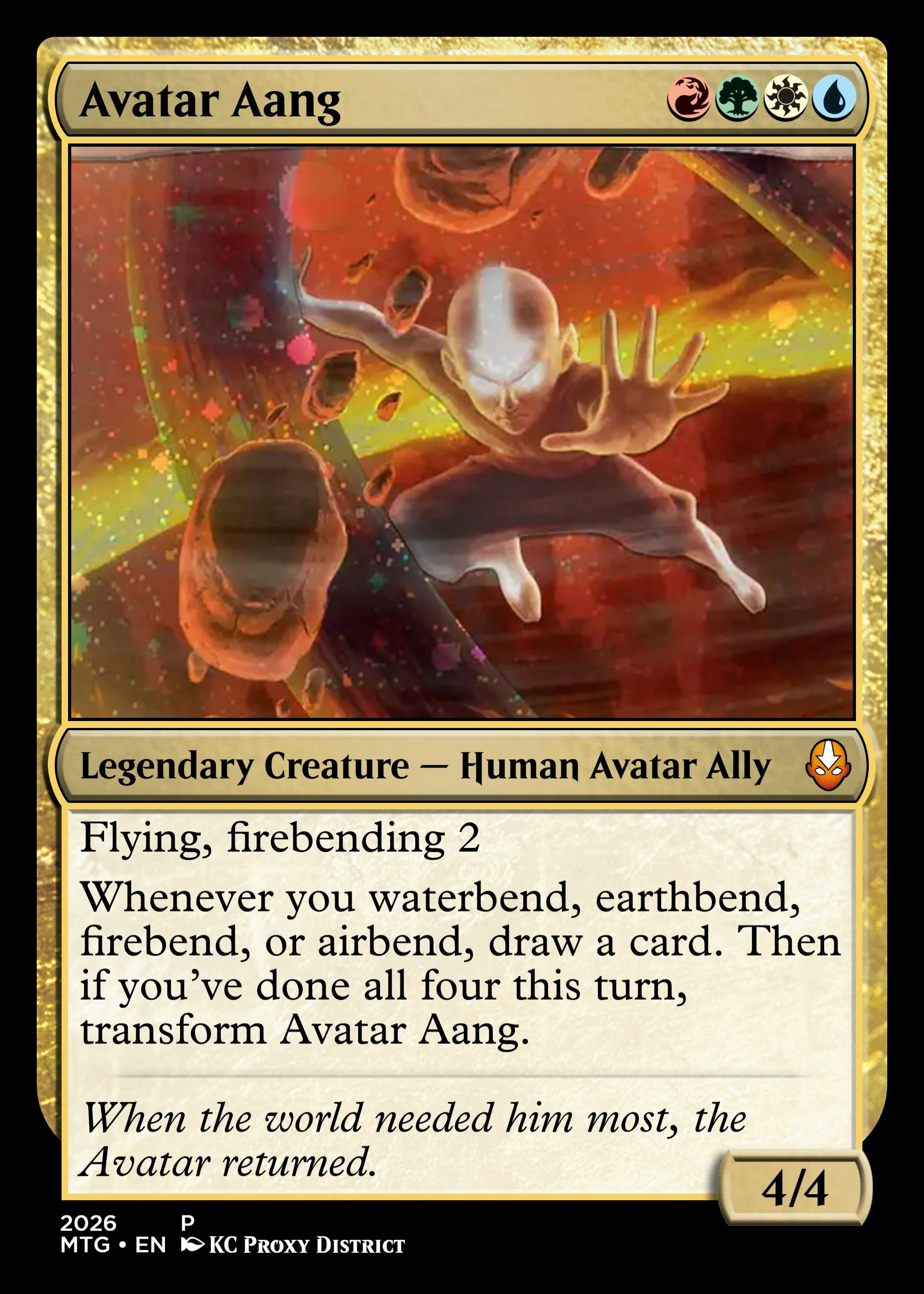 Avatar the Last Air Bender - MTG Proxy Deck