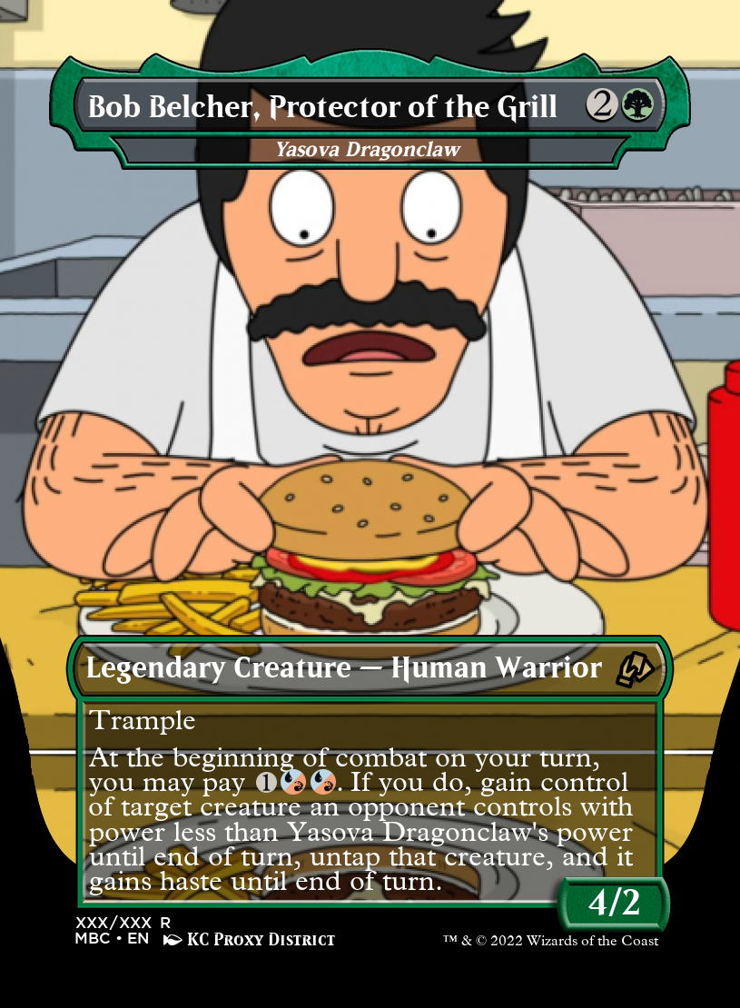 Bob's Burgers Proxy Commander Deck