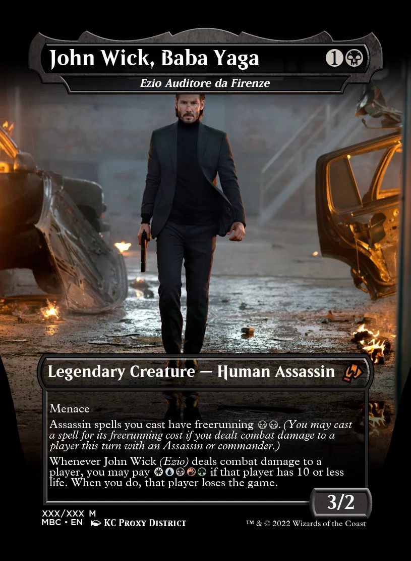 John Wick MTG Proxy Deck