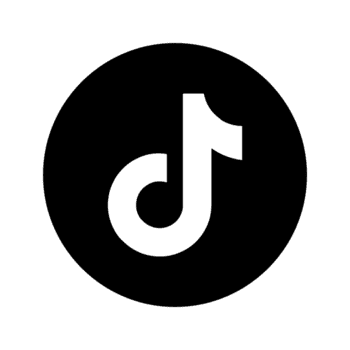 TikTok logo on a black background.