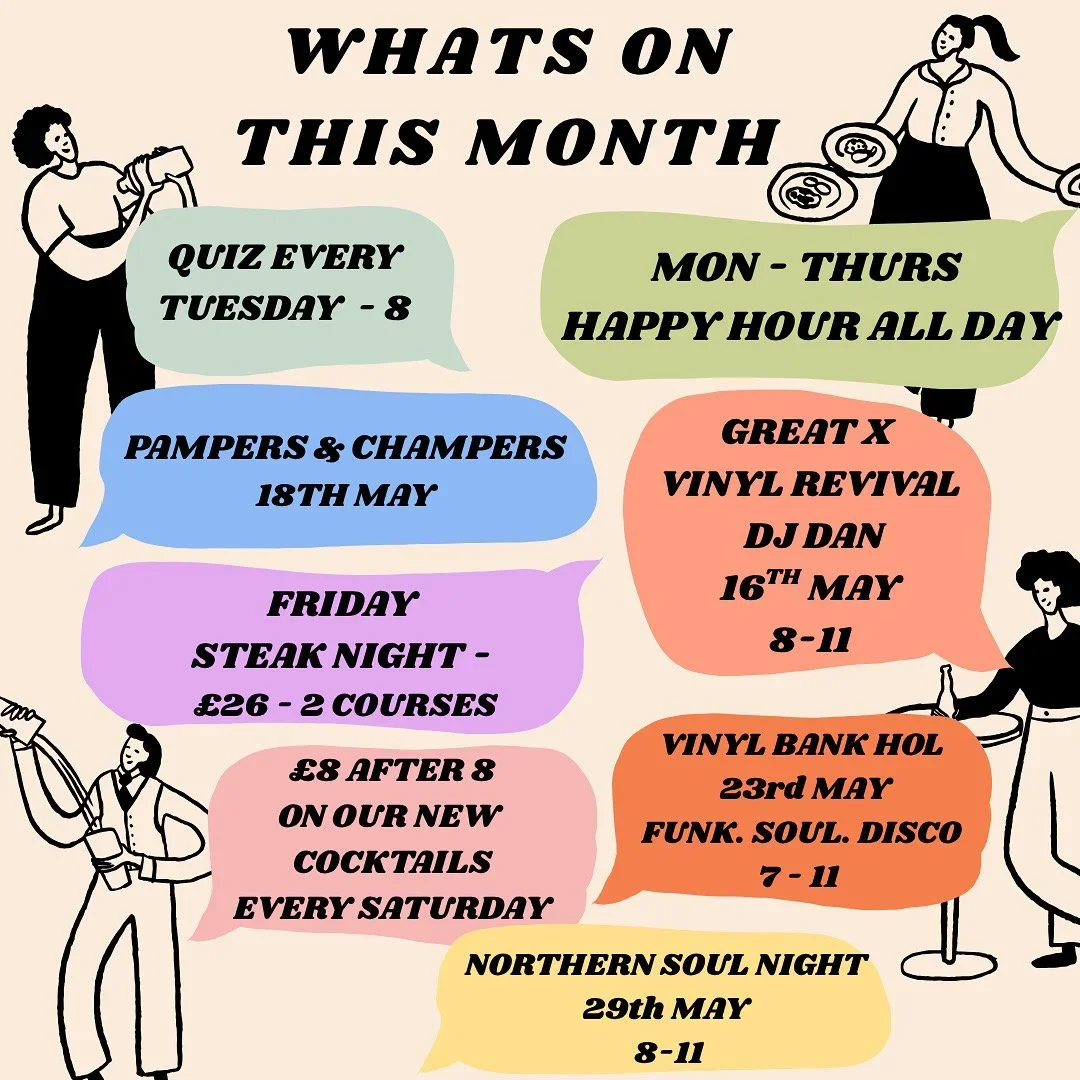 What's on this month!