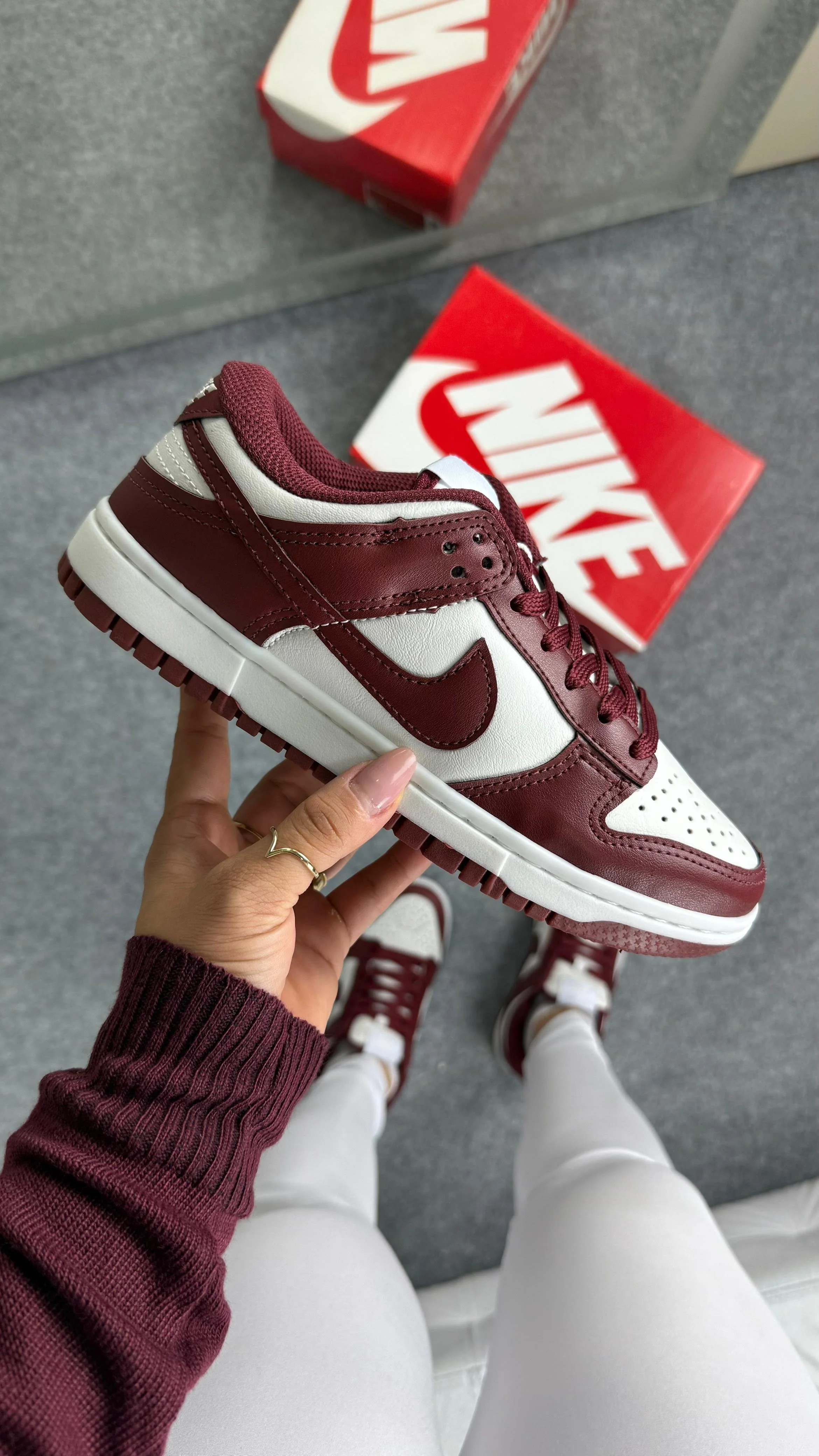 Nike Dunk Low Pro Vinho - Luxo