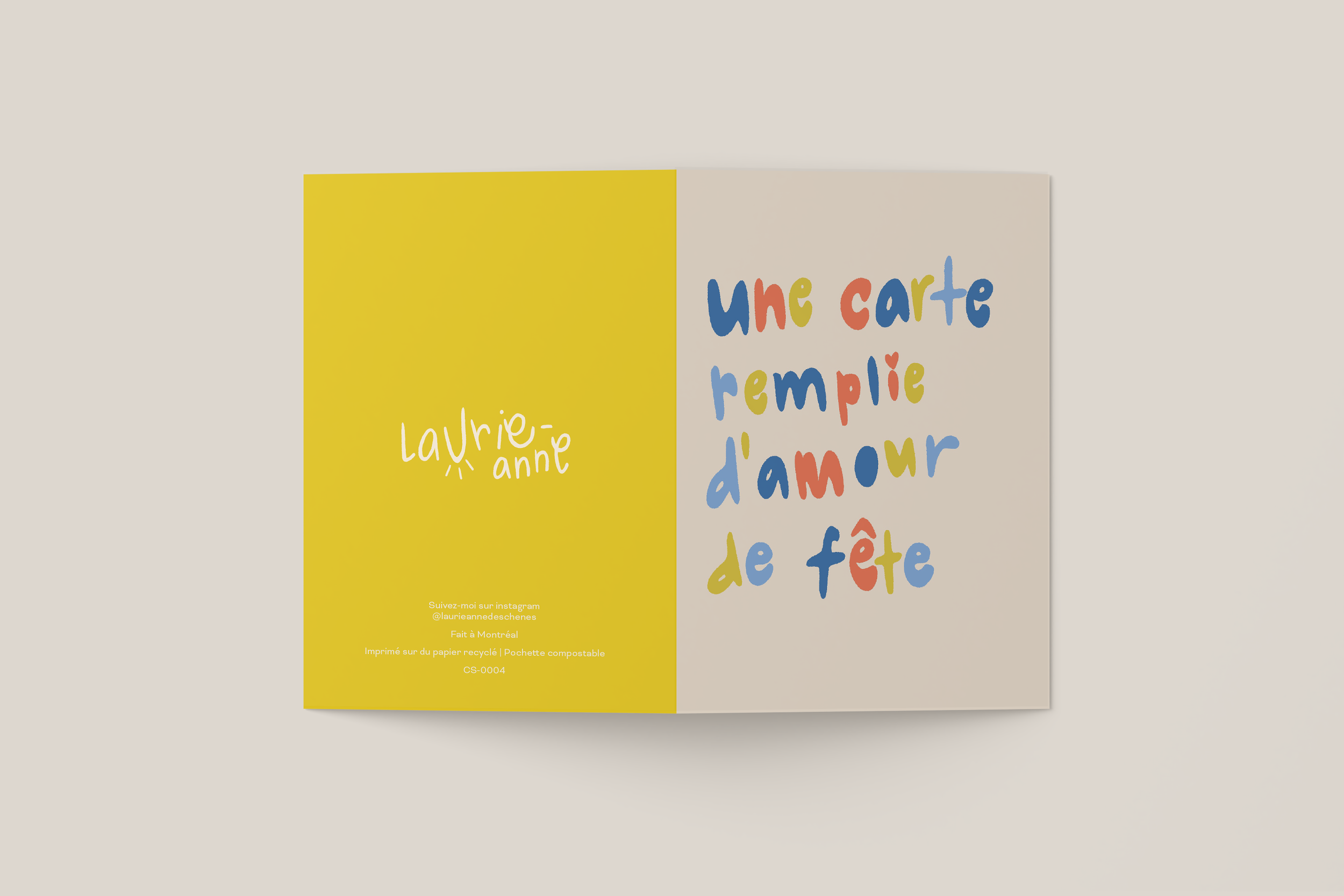 Carte de souhait illustrée | Illustration douce et minimaliste – Anniversaire