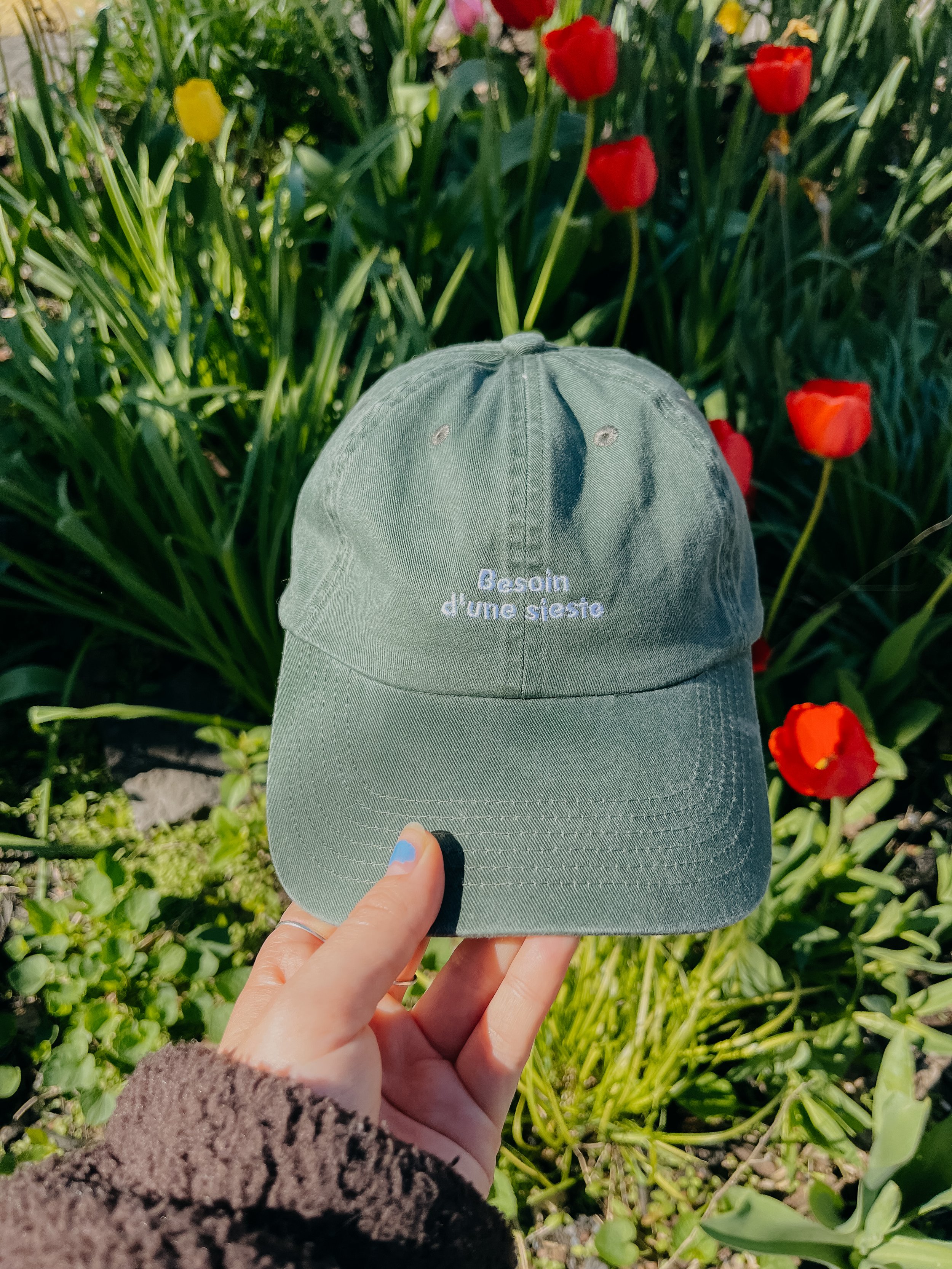 🧢 Casquette brodée – Besoin d'une sieste