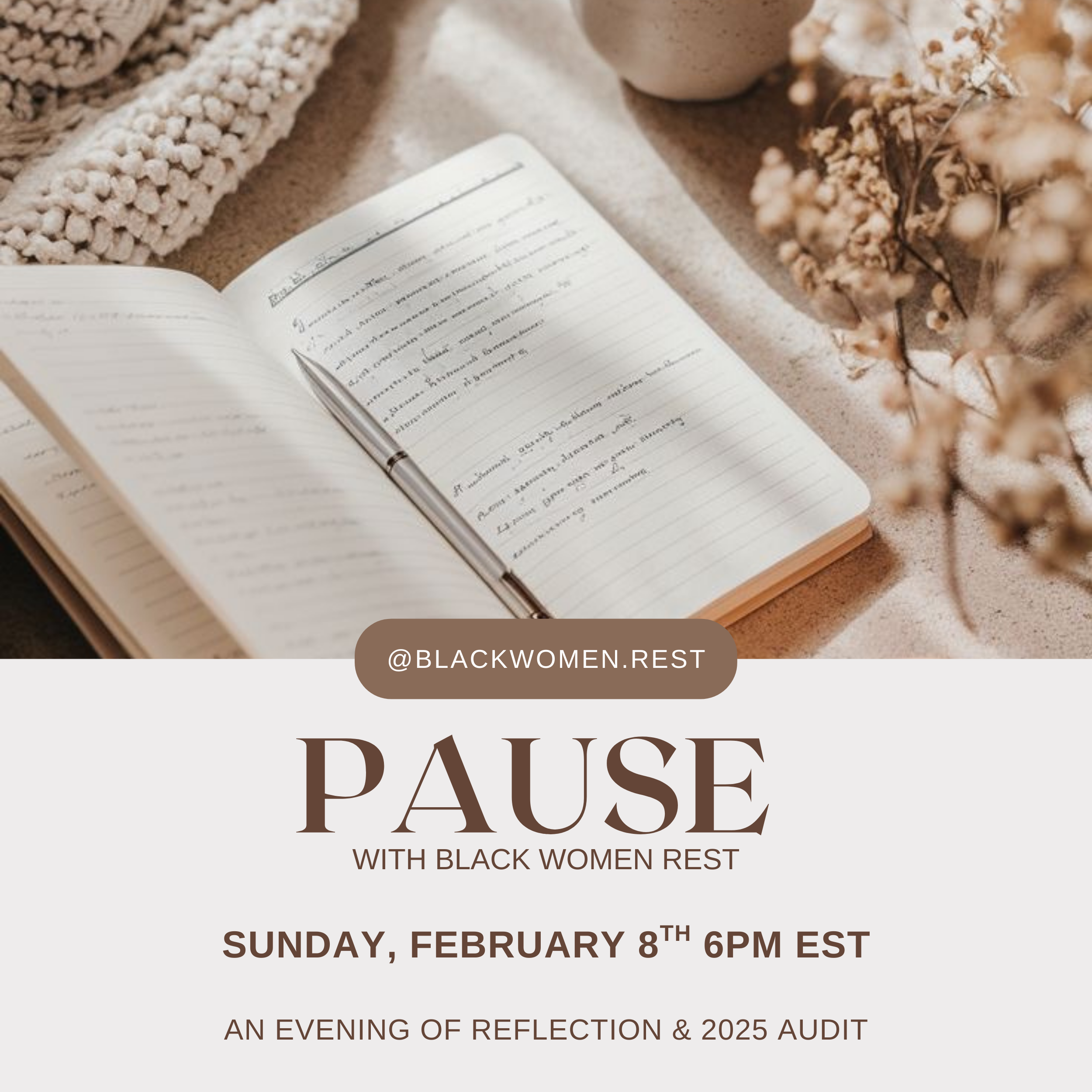 Pause With Black Women Rest*