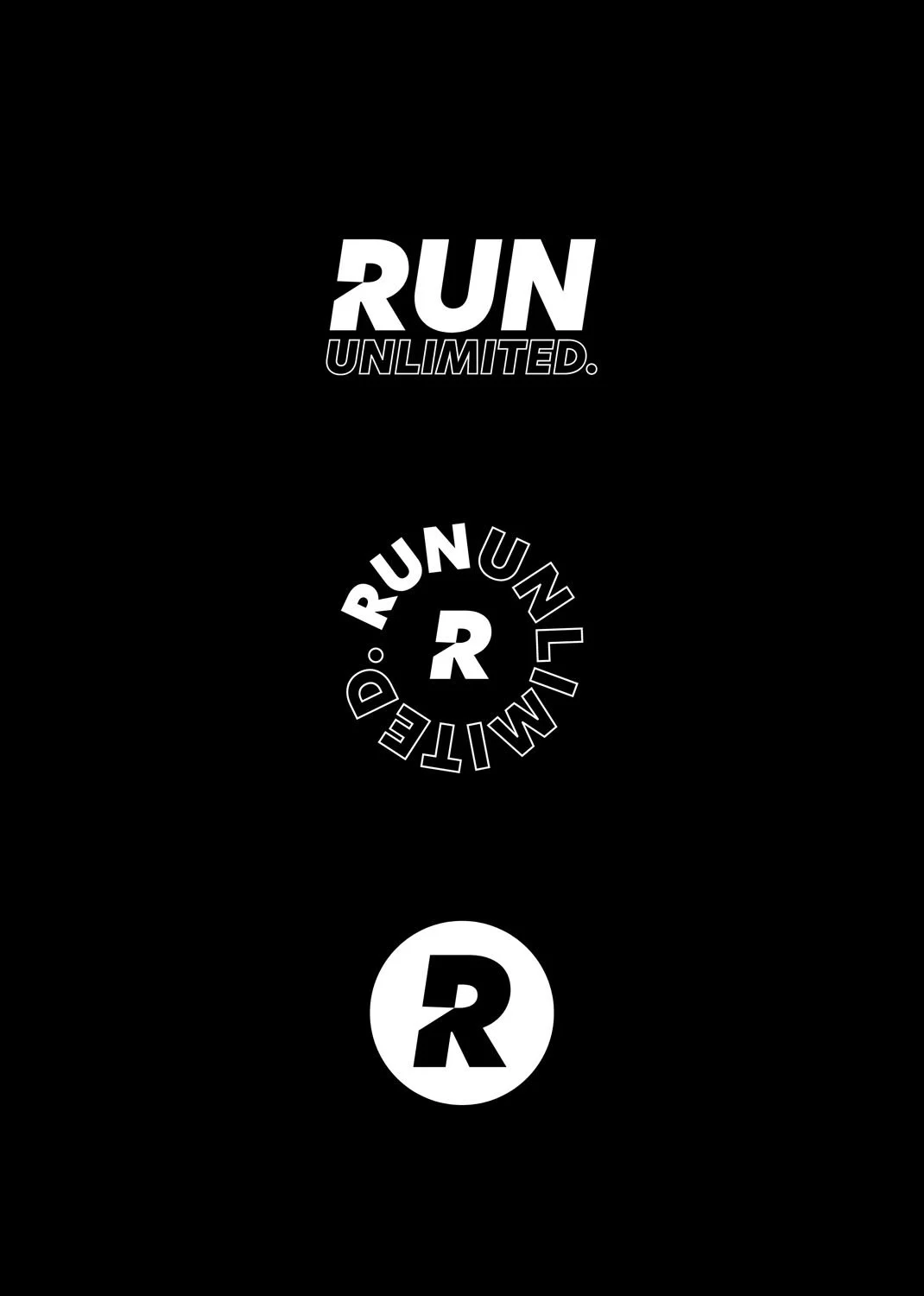 Run Unlimited Sublogo Design