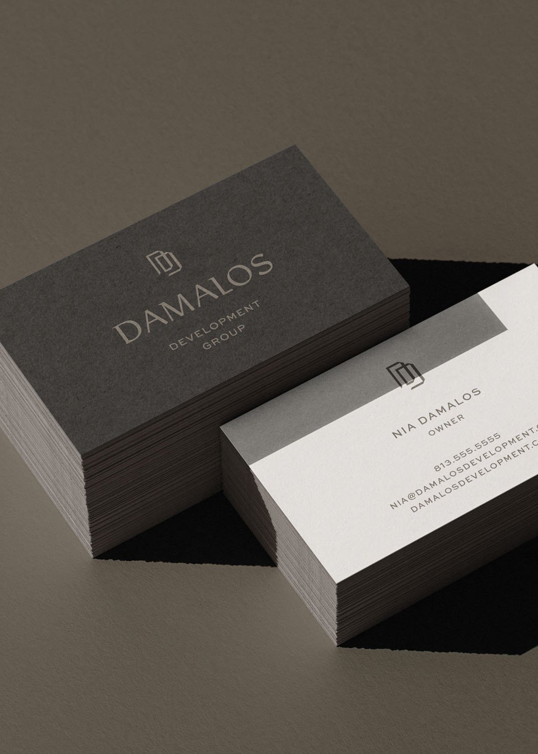 Damalos Development Business Card Design