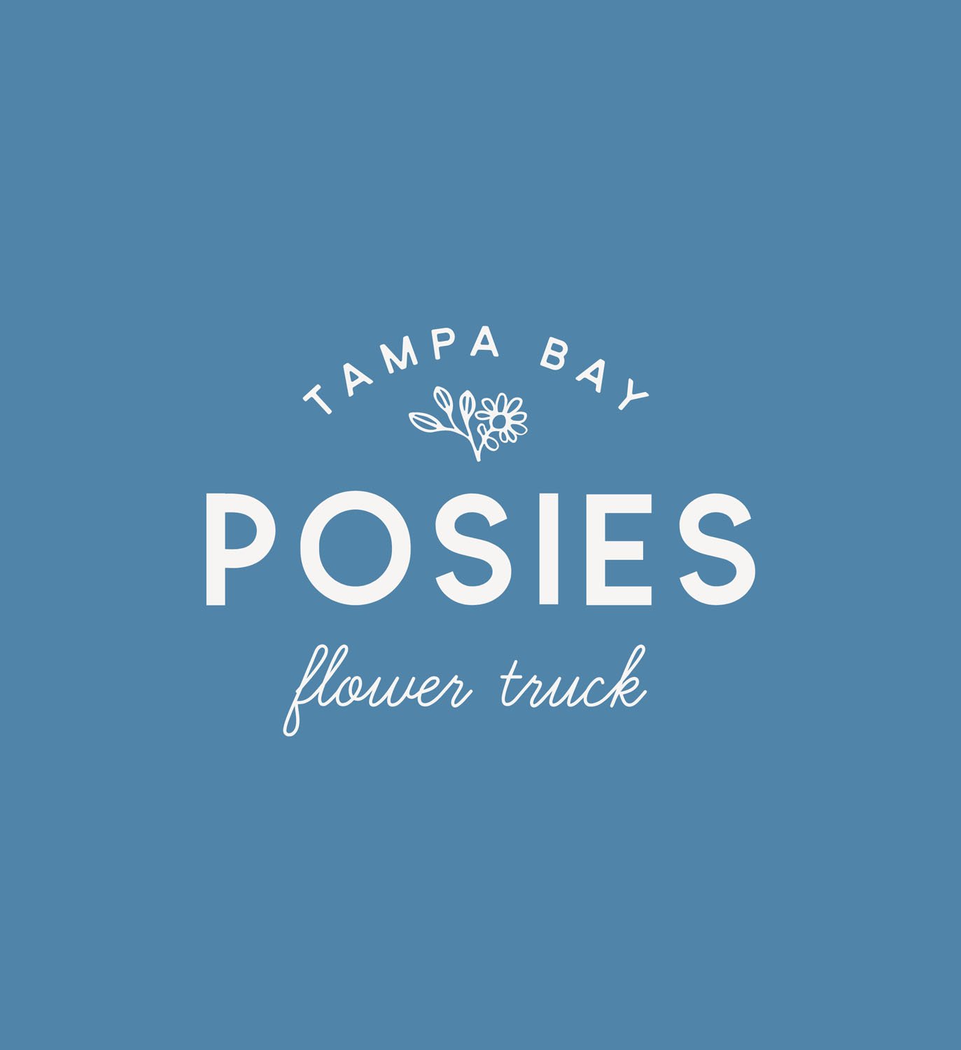 Logo Design for Posies Flower Truck / Tampa, FL