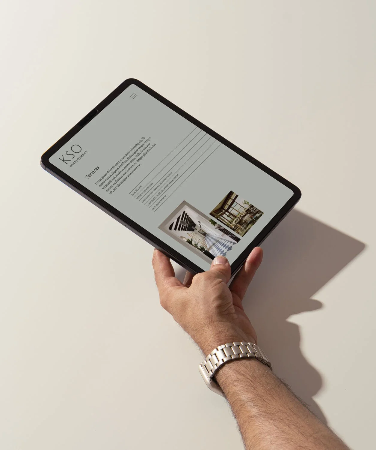 Website Mockup for KSO / Tampa, FL 