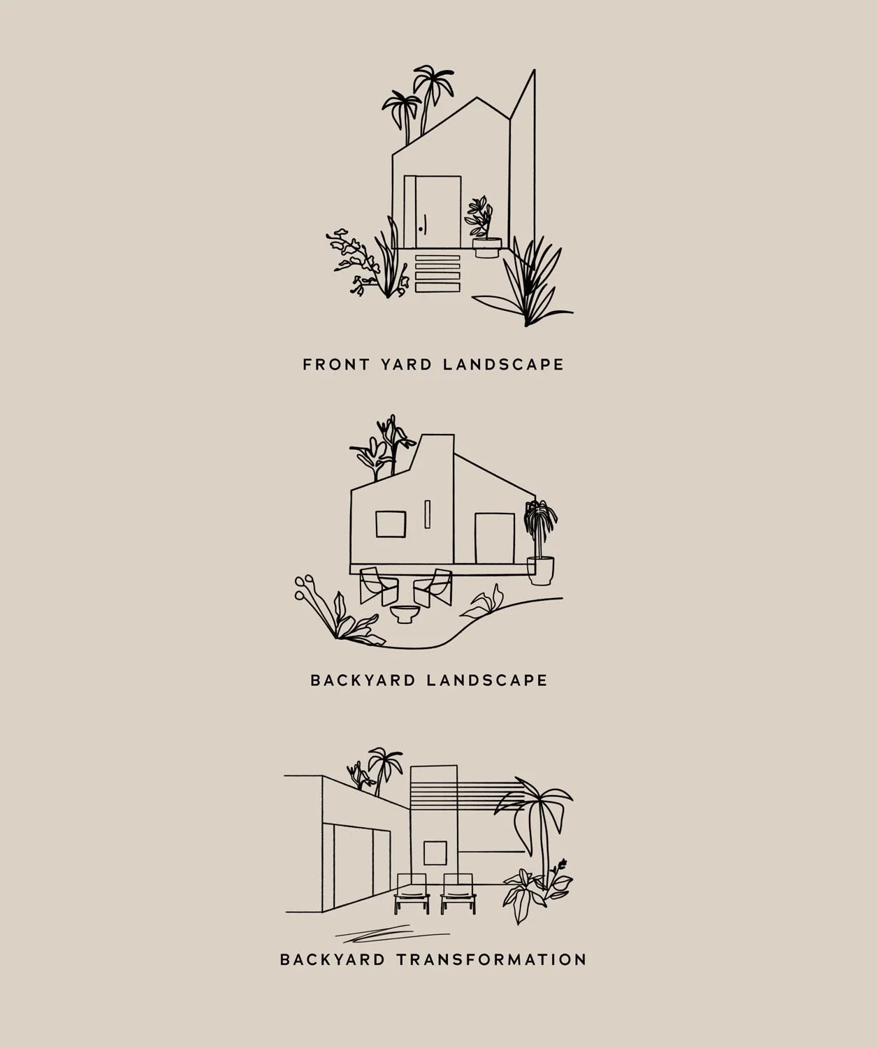 Brand Illustrations for Grounding Home Designs / St. Pete, FL
