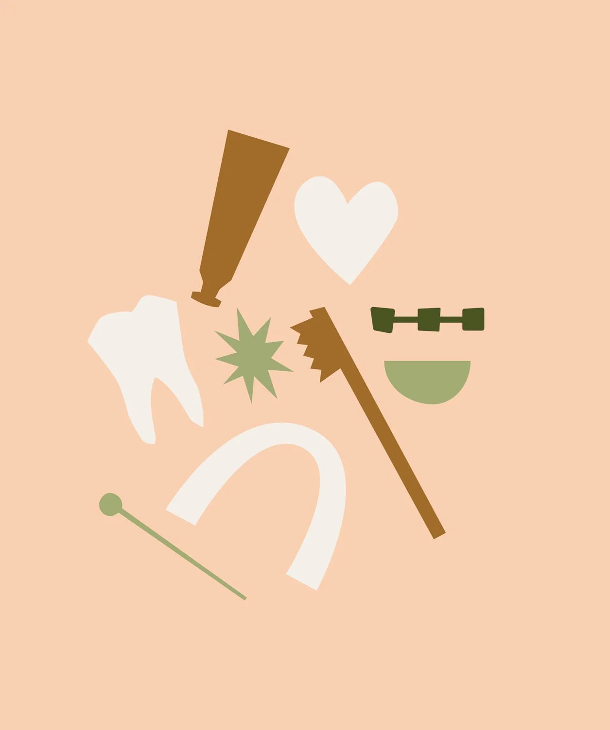 Custom illustrations for ABM Orthodontics / Clearwater, FL