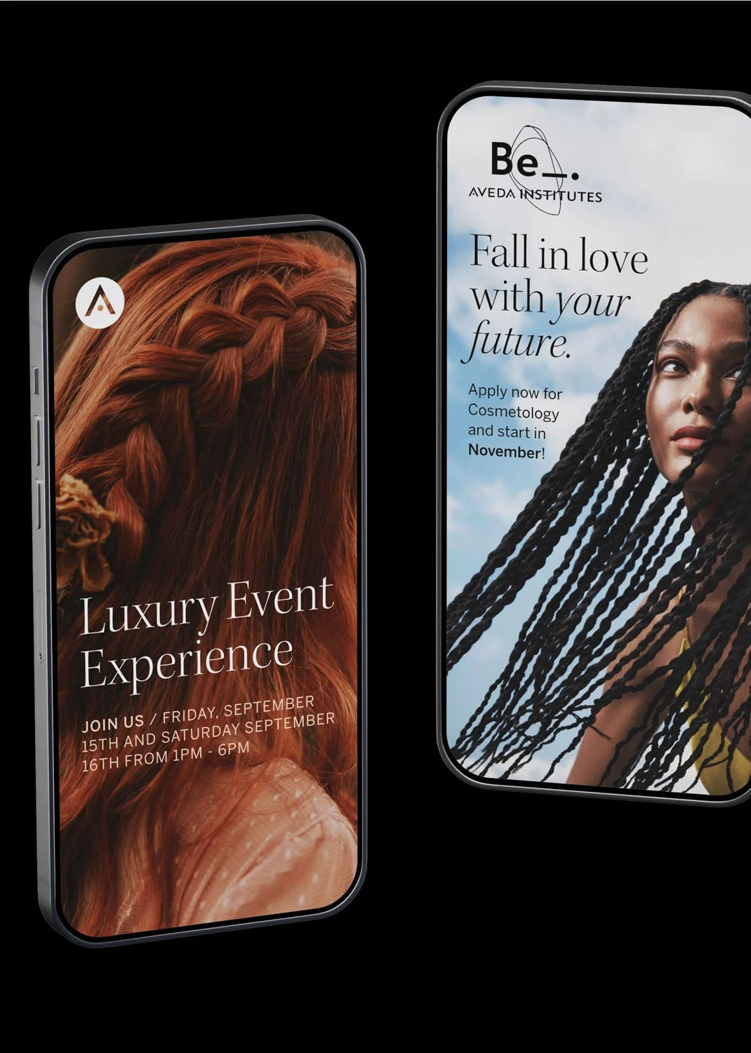 Be Aveda Social Post Mockups