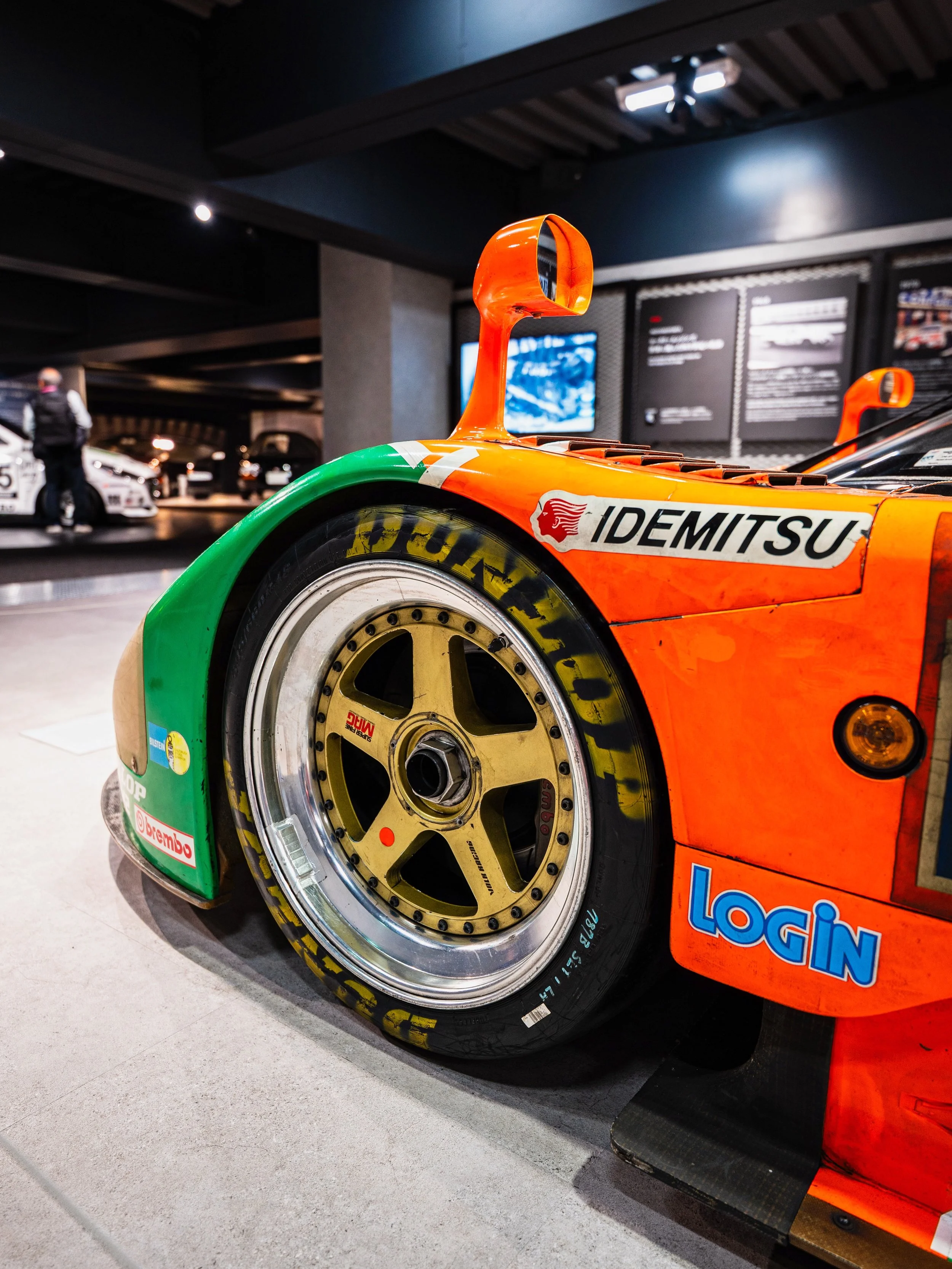 Mazda&rsquo;s 787B racer with its legendary 4 rotor engine and manual gearbox. This one on display at Mazda HQ in Hiroshima, Japan 🇯🇵