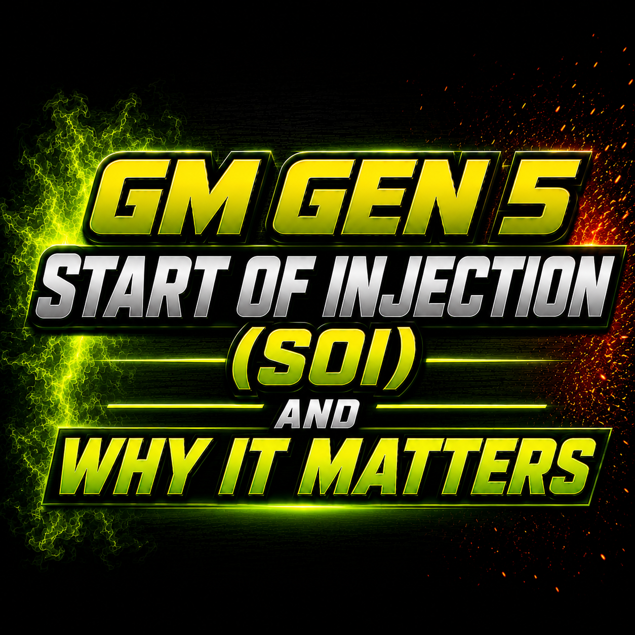 HP Tuners Gen 5 Start of Injection (SOI): Why Injection Timing Matters