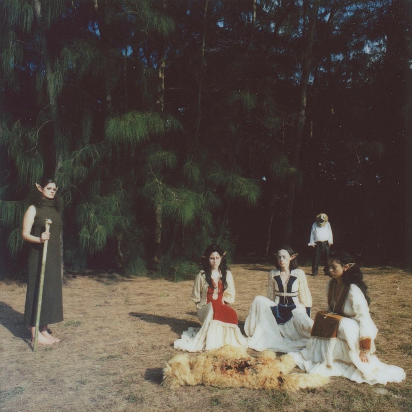 The hound is loosed.
The road is open.
What was buried walks.

 
Make Up: @glambymilla_ 
Special FX Dogs By: @corbins.creatures 
In-camera double exposures shot on Mamiya rb67 with instax square film @fujifilm_instax_northamerica using the @frankinst