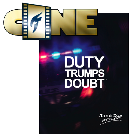 Duty Trumps Doubt cover  with Cine logo
