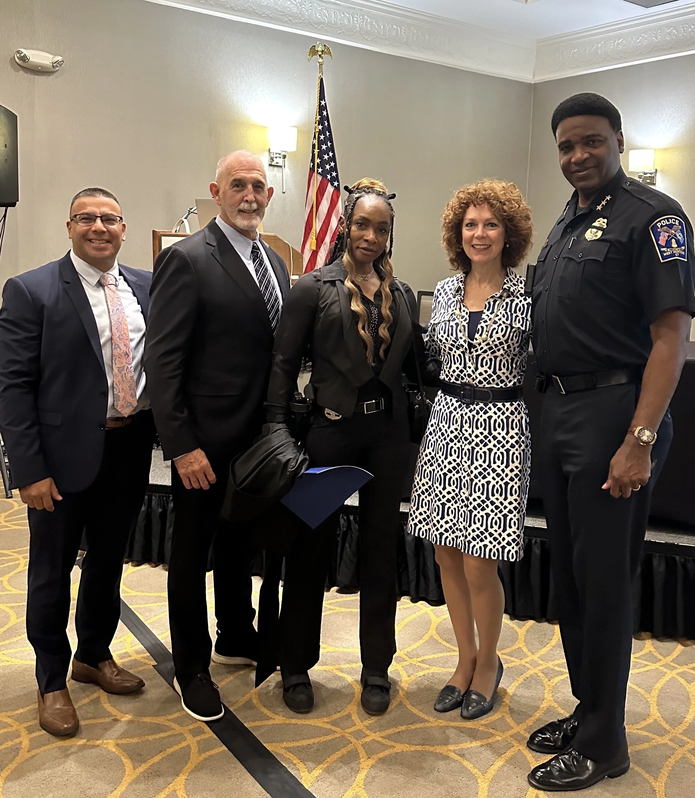Group photo at Connecticut Police Chiefs Association Meeting 2020